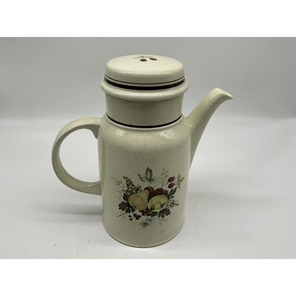 Royal Doulton Lambeth Stoneware L.S. 1015 Harvest Garland Coffee/Tea Server 1975 - Picture 11 of 16